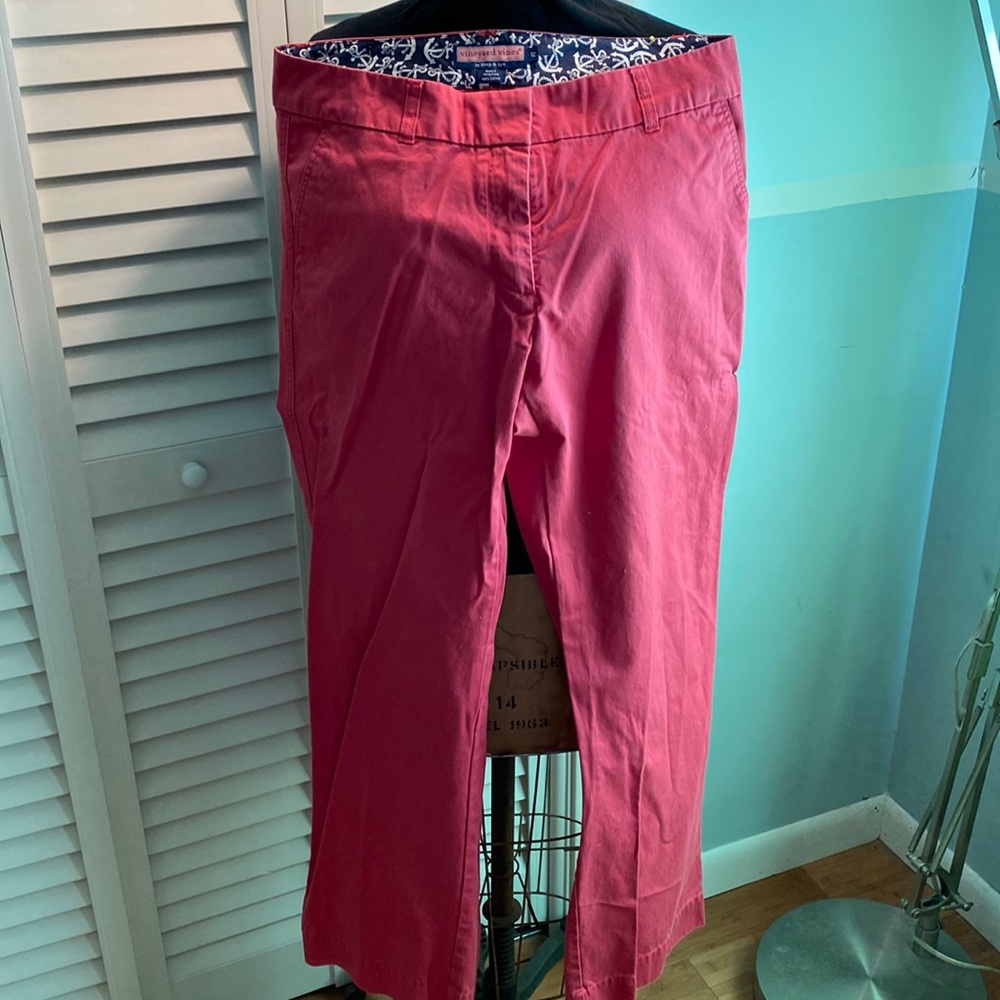 Vineyard Vines coral pants size 12 nice pants hardly worn